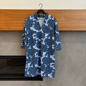 NWT Mahi Gold Charleston Tunic Mini Dress, Size L